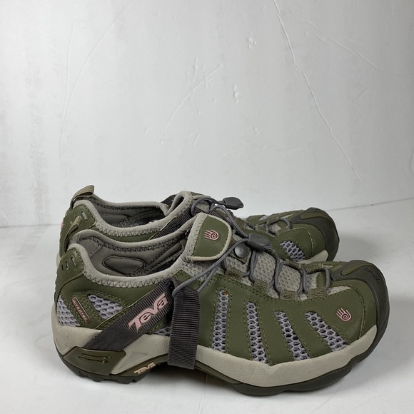 Teva Sunkosi Water Shoes Women's Outdoor Shoes Green and Gray - Picture 5 of 7